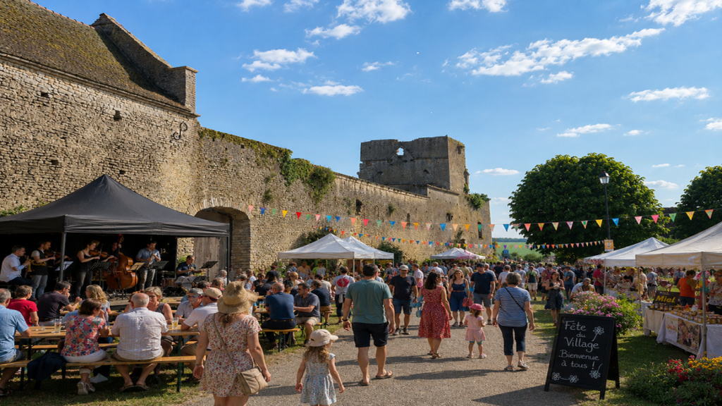 Fetes du village le jour